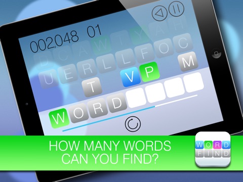 Word Find - Use the gems and beat the clock screenshot 2