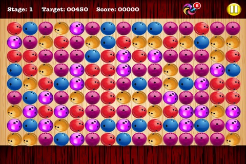 Bowling ball Match Puzzle - Align the ball to win the pin - Free Edition screenshot 2
