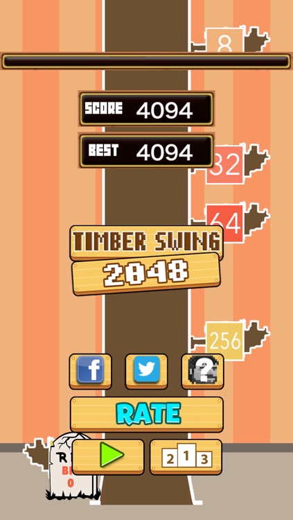 Timber Swing 2048 - Don't Crash On The Wrong Numbers screenshot-4