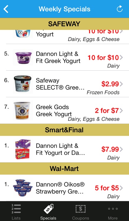 Grocery Pal (In-store weekly savings, sales, coupons & shopping list)