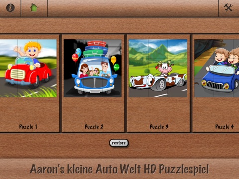 Aaron's tiny car world HD puzzle game screenshot 2
