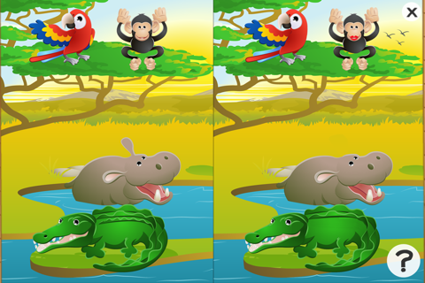 Safari animals game for children age 2-5: Train yo - náhled