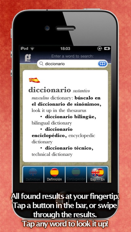 Spanish English Multi-Dictionary - dic:ph