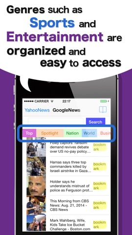 -GYNEWS USA-It’s simple,but a convenient newsreader (Google and Yahoo version)のおすすめ画像2