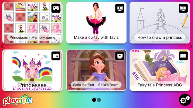 Princesses: Real & Cartoon Princess Videos, Games, Photos, Books & Interactive Activities for Kids by Playrific