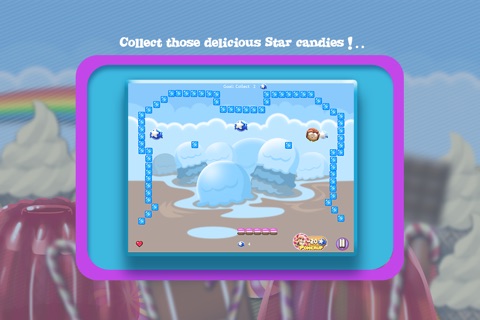 Candy Little: Magic fantasy flea collects stars for sweet fun screenshot 2