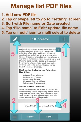 PDF Creator - scan documents screenshot 4