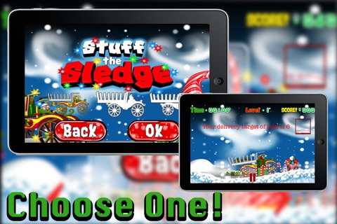 Stuff the Sledge - Help Santa Minus his Reindeer Giving Aways Gifts for Boys and Girls in the Snowy Winter Wonderland screenshot 2