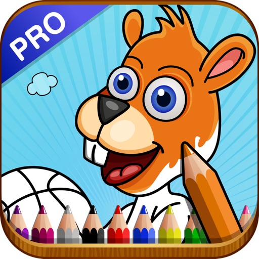 Active Kids Coloring Book Pro iOS App