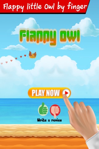 Cute Owl flappy rocket tiny bird - Tap flap flap and fly bird game screenshot 2