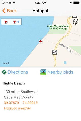 BirdsEye Hotspots screenshot 4