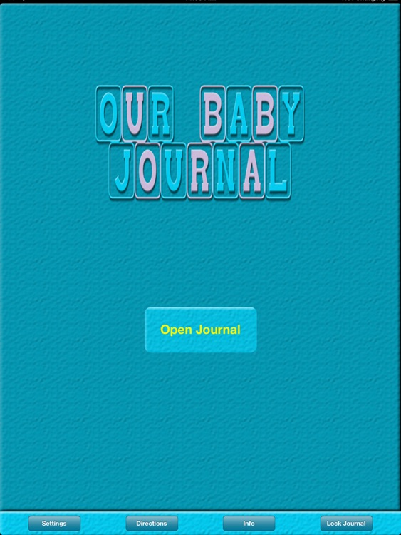 Our Baby Journal