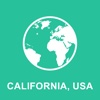 California, USA Offline Map : For Travel