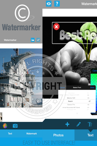 Easy Watermark Photo Editor Lite screenshot 3