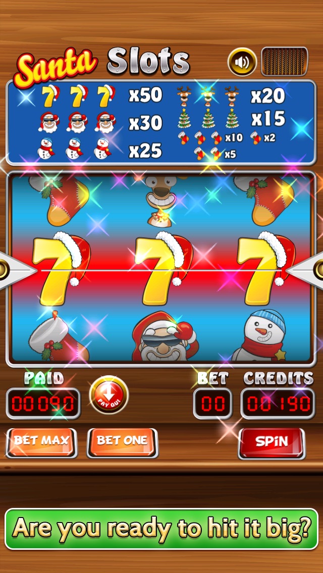 SANTA XMAS SLOTS FREE - GET WOLF RUN LUCKY AND WIN BIG IGT CHRISTMAS CASINO SLOT WMS FREESLOTS JACKPOTS! 1.0.2 IOS