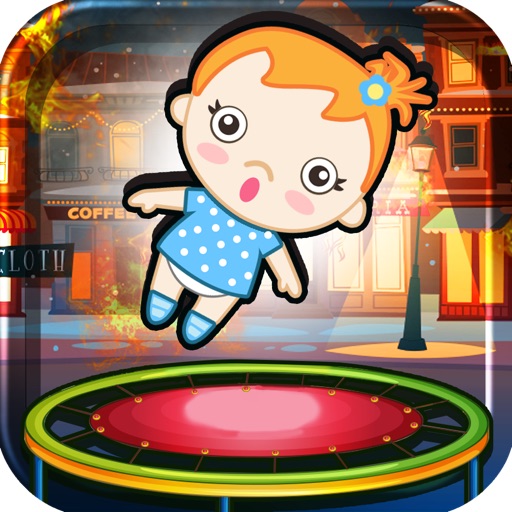 Bouncing Babies - Trampoline Rescue Game Icon