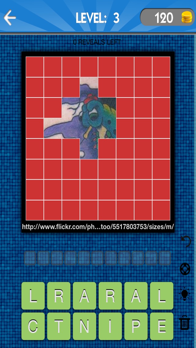 A Pic-Quiz Tattoos: Guess the images and photos of tattoo designs in this puzzle. Game of the body, skin, art, knowledge and education 1.0 IOS -