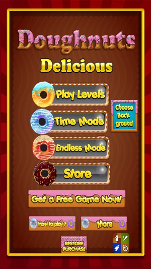 Doughnut-s Delicious :Donut-s Free-Fall Match-ed 3 Challenge(圖1)-速報App