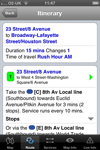 New York Subway - Map and route planner by Zuti screenshot 3