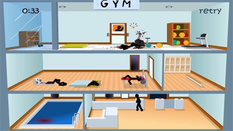 Click Death Gym - Stickman Edition