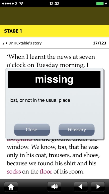 Sherlock Holmes and the Duke's Son: Stage 1 Reader (for iPhone)