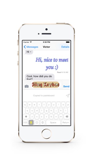 Bling Keyboard - Send Text in Bling Blin