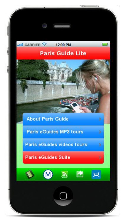 Paris Guide - MP3 and video tours, Sorbonne, Luxembourg Garden..., metro