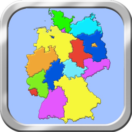 Germany Puzzle Map iOS App