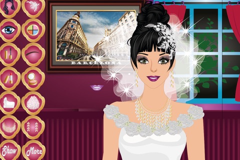 Barcelona Wedding Dress Up Game screenshot 3