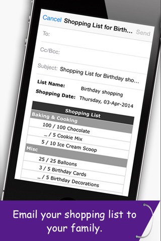 Shopping Planner - Grocery List Items Organizer screenshot 3
