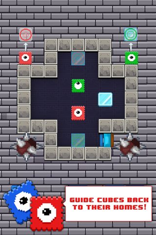 Cube Slide Escape - Can You Outsmart the Nine Dots and Boxes? : A fresh puzzle game 2014 screenshot 2