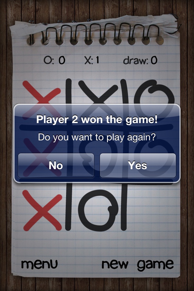 Tic-Tac-Toe Notepad screenshot 2