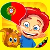 Portuguese for kids: play, learn and discover the world - children learn a language through play activities: fun quizzes, flash card games and puzzles