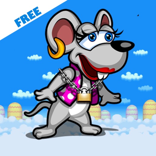 Mouse World Madness FREE - Pixel Maze Jump Game Icon
