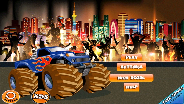 Big Monster Truck Race - For Kids screenshot-3
