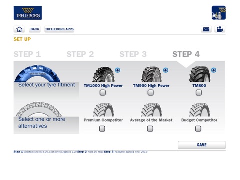 Trelleborg Tire Efficiency screenshot 4