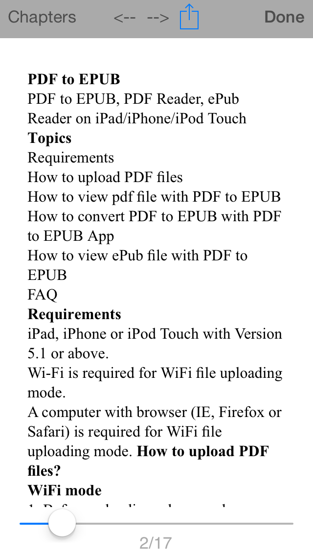 PDF to EPUB Screenshot 3