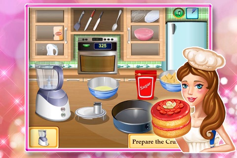 Baby cooking games：cheesecake screenshot 3