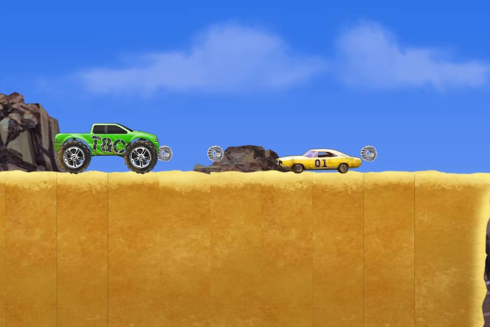 A Monster Truck Desert Run – Free HD Racing Game screenshot 2