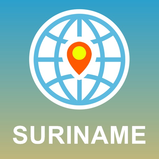 Suriname Map - Offline Map, POI, GPS, Directions icon