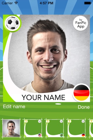 FanPic Football App – US Soccer Fan Photo Frames screenshot 4