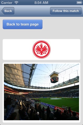 Eintracht Frankfurt. screenshot 2