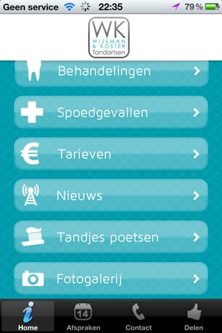 Wijsman en Koster Tandartsen Apeldoorn screenshot 2