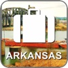 Offline Map Arkansas, USA (Golden Forge)