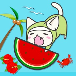 Ninja Cat.~Cutting Watermelon~