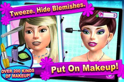 Sunnyville Salon Game - Play Free Hair, Nail & Make Up Games screenshot 4