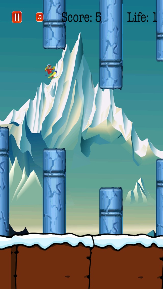 Jetpack Ski Flying Stunt: Winter Sports Adventure 1.0 IOS -