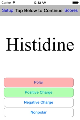 Amino Acid Quiz screenshot 2