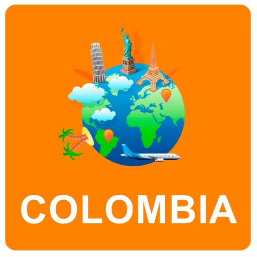 Colombia Off Vector Map - Vector World