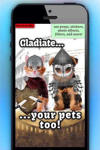 Gladiate Me: Turn Yourself Into A Gladiator or Spartan (A New Photo Editor and Sticker Booth)  #GladiateMe screenshot 3